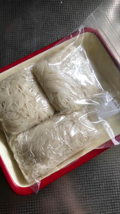 子供用素麺冷凍保存