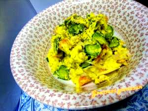 子供も大好き!レンジで作る”さつま芋のサラダ”