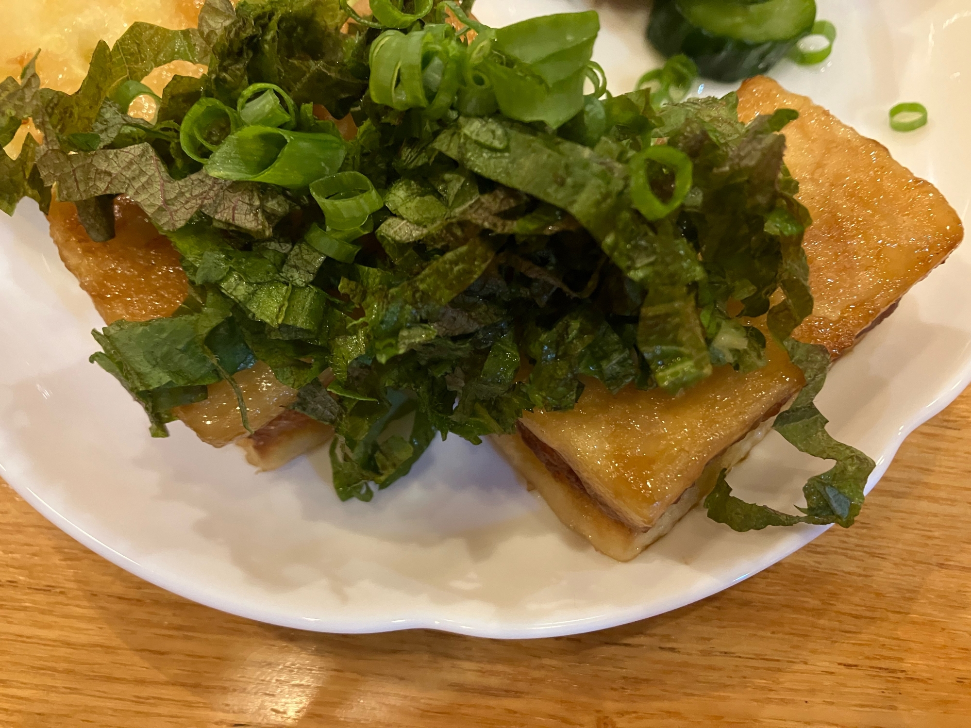 高野豆腐のひき肉挟み揚げ煮