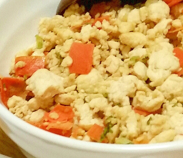 めんつゆで簡単に♪炒り豆腐