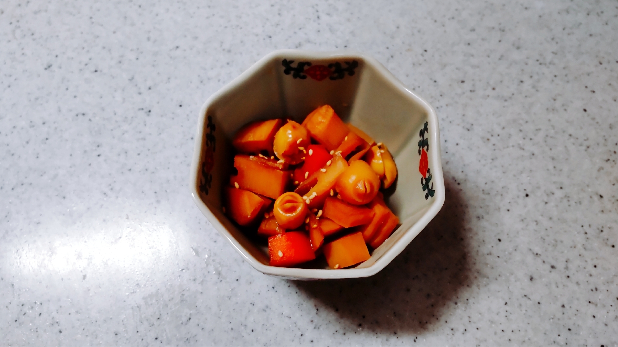 【和食薬膳】蓮の実と筍の煮物