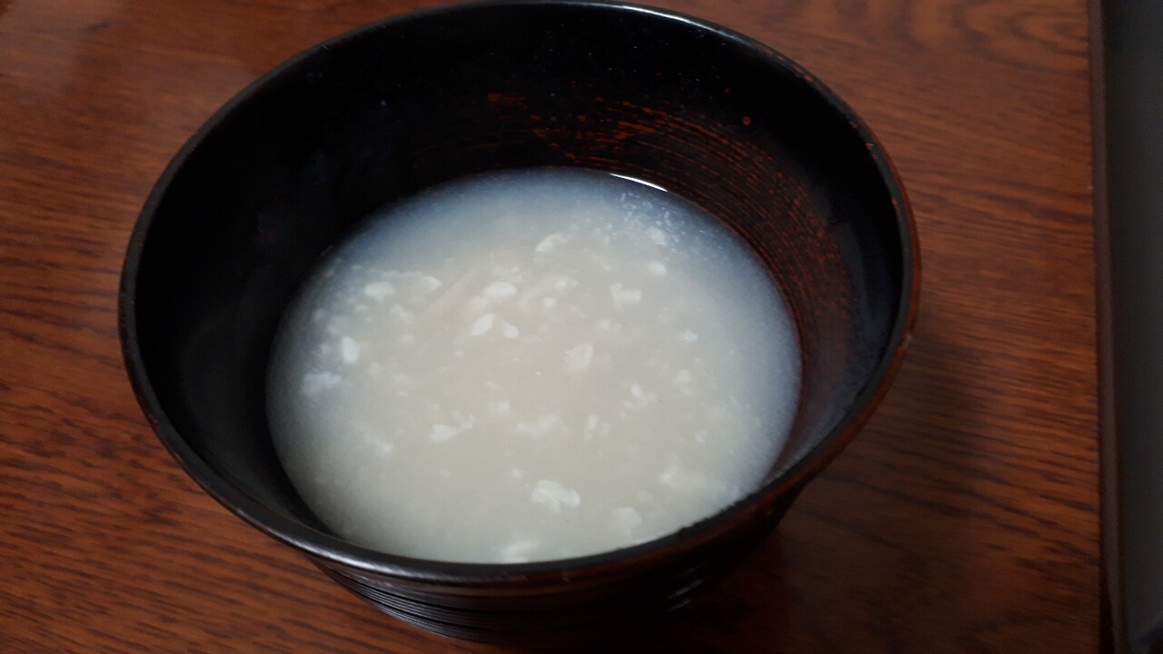 簡単！蕎麦湯で甘酒