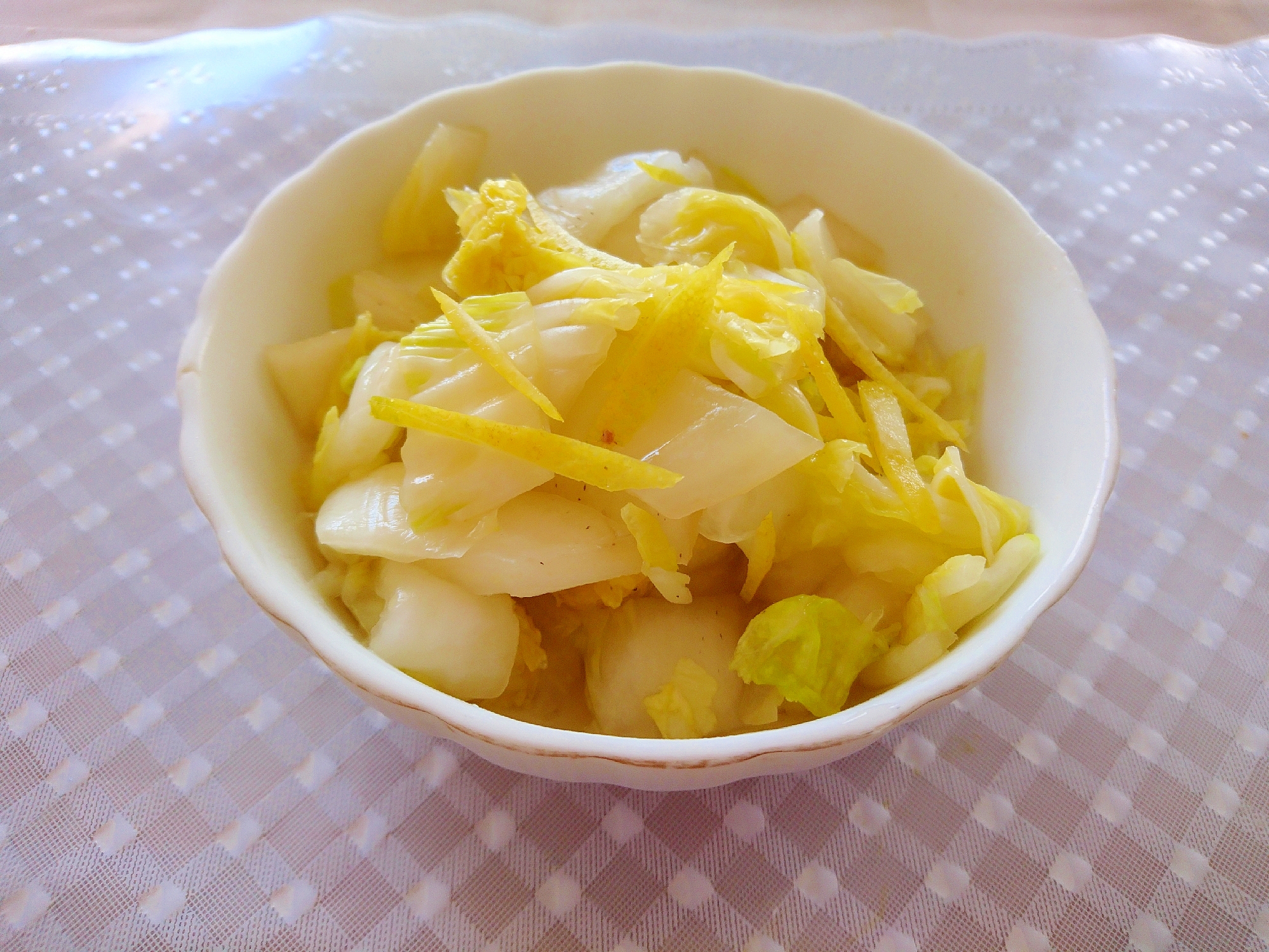 白菜の漬物☆レモン風味