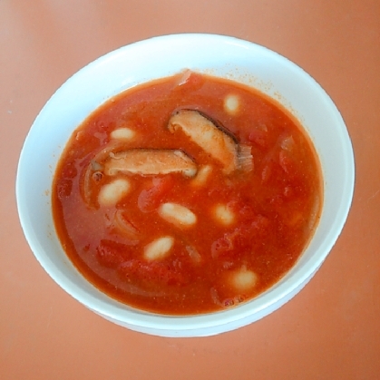 トマトと大豆のスープ