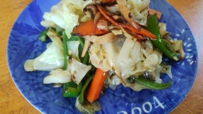 椎茸野菜炒め