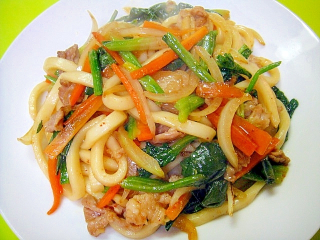 すき焼きのタレで ほうれん草と豚肉の焼きうどん レシピ 作り方 By Mint74 楽天レシピ すき焼きのタレで ほうれん草と豚肉の焼きうどん レシピ 作り方 By Mint74 楽天レシピ