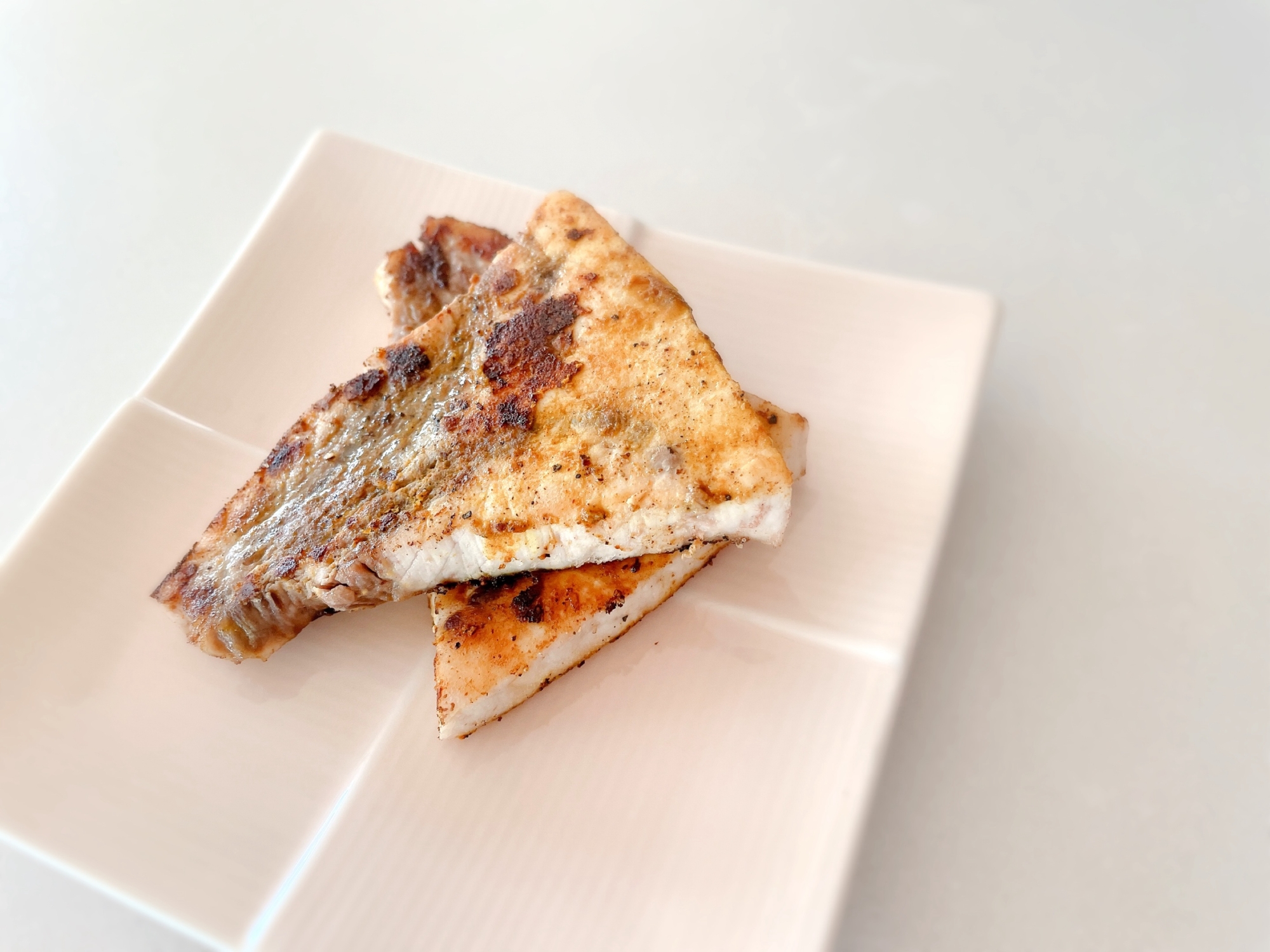 ノンオイル！メカジキのカレー焼き