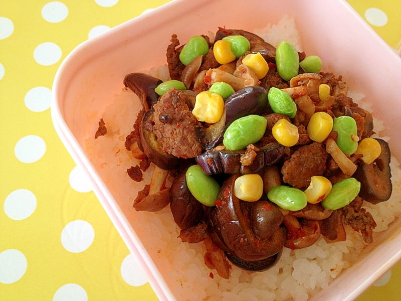 マーボーなす丼。