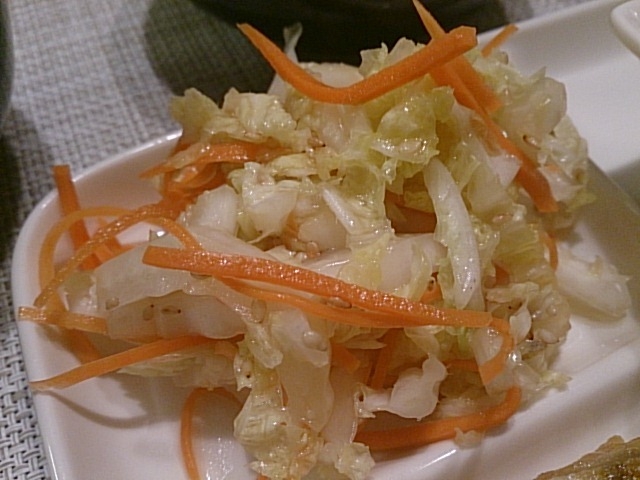 白菜とにんじんの中華サラダ