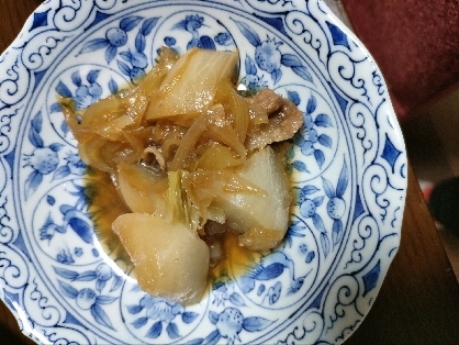 ご飯がすすむ♪カブの煮物