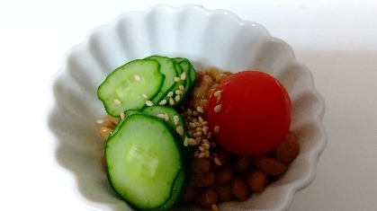 サラダすりごま納豆