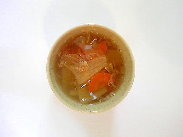 すき煮で和風スープ