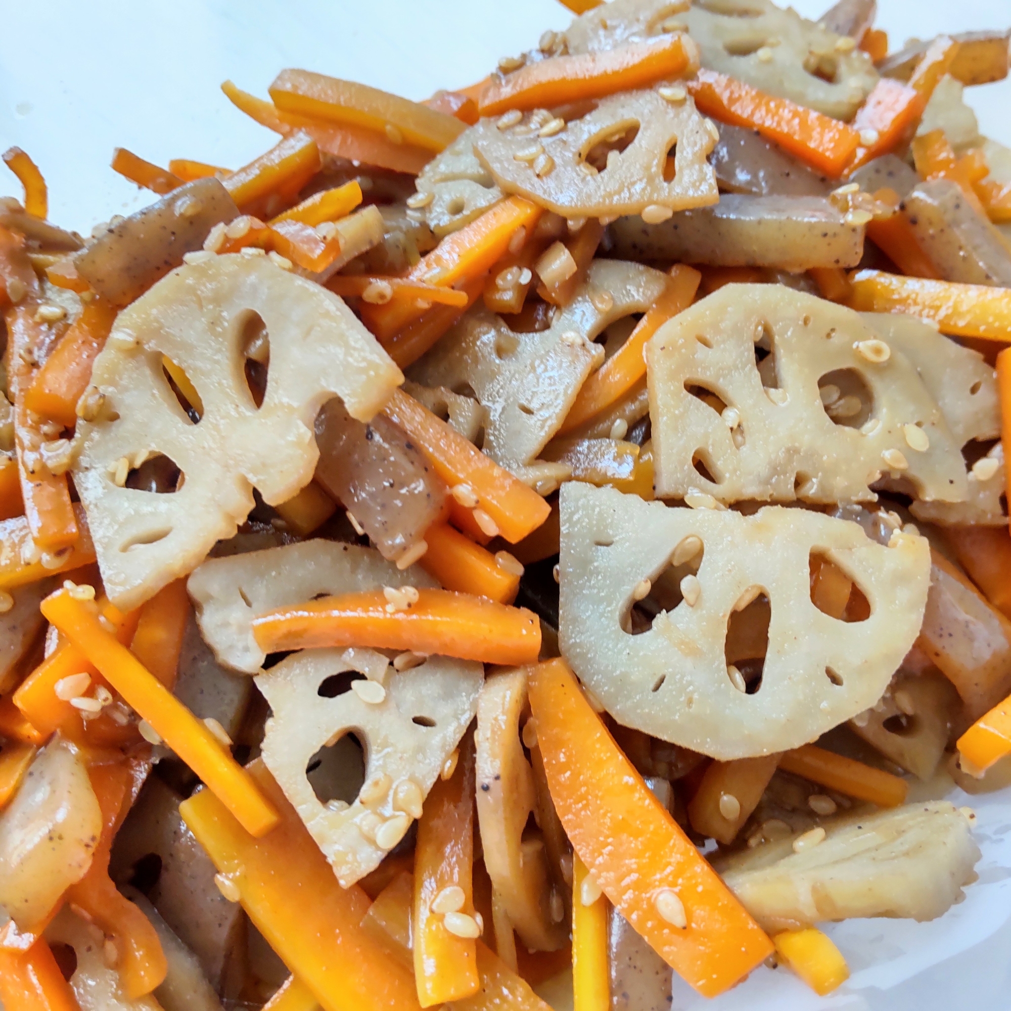 【お弁当】れんこんのきんぴら【作り置き】