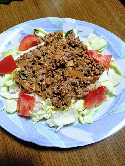 初心者でも簡単うまいお店風！　タコライス