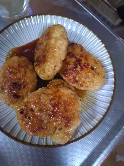 【おかず】照り焼きキャベツつくね