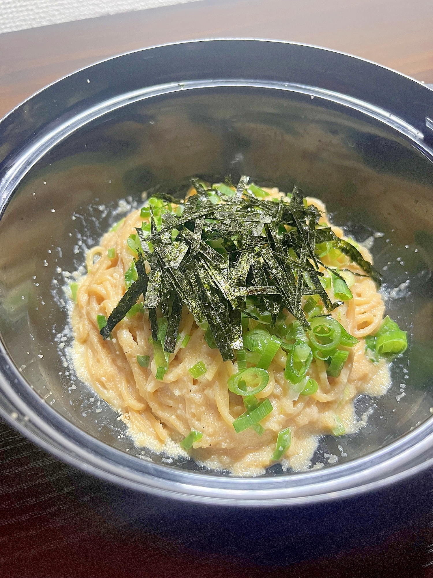 簡単レンジのみ⭐︎バター醤油でコク旨たらこパスタ