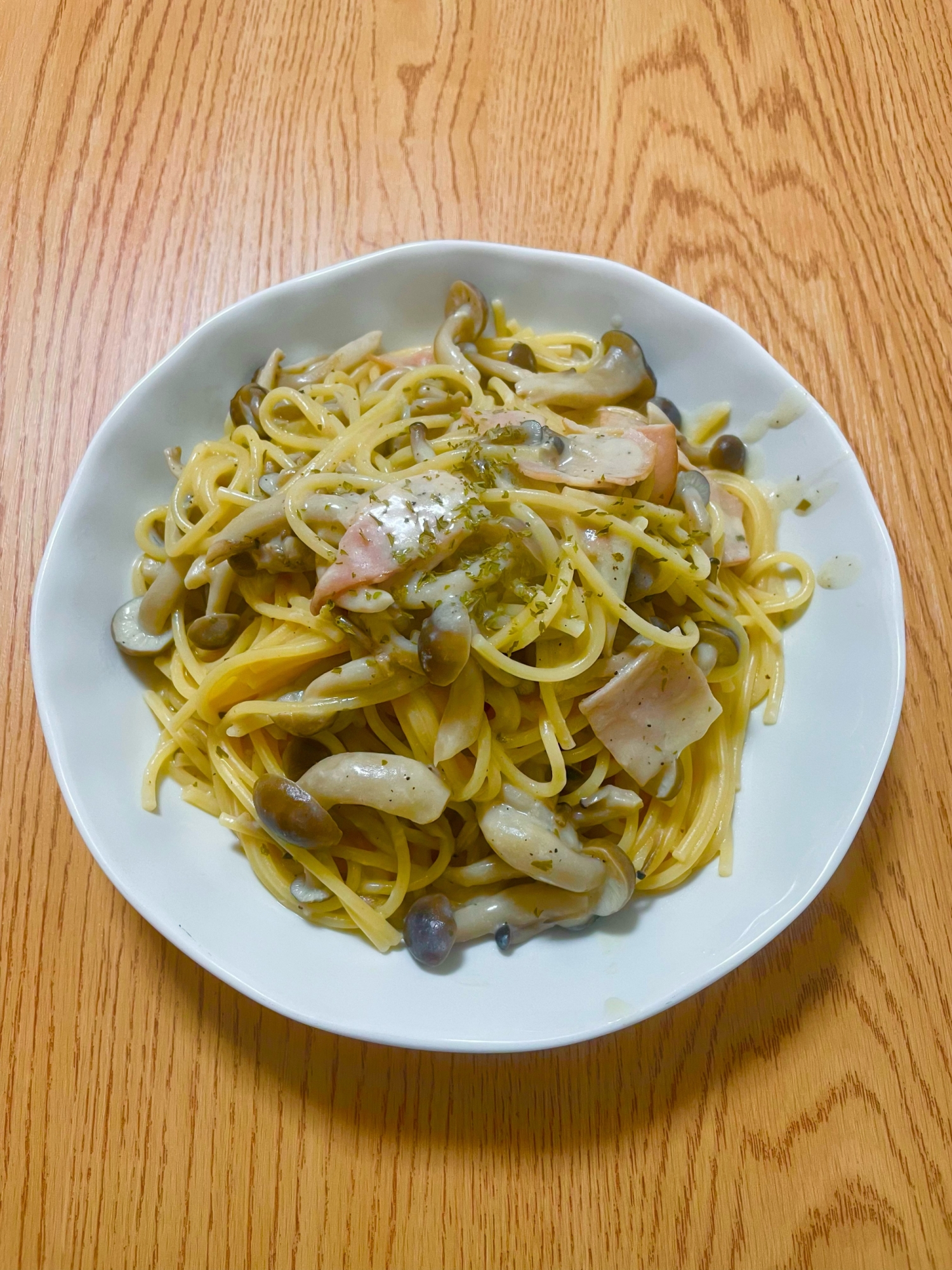 【フライパンで作る】きのこのクリームパスタ