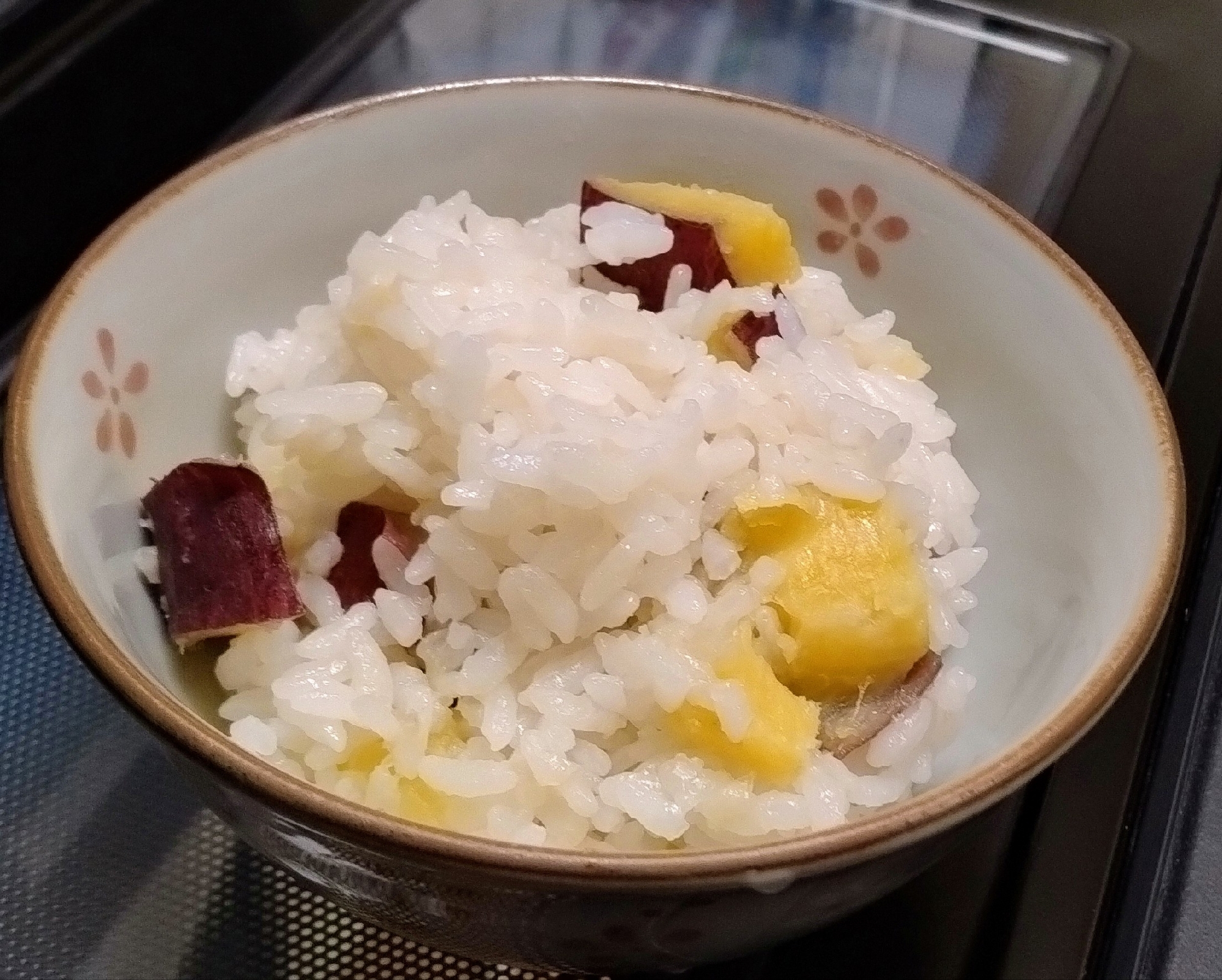 簡単❦柔らかめでも飯粒のつぶれない、さつま芋ご飯❦