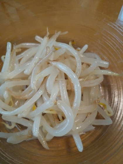 電子レンジで☆もやしの豆板醤合え