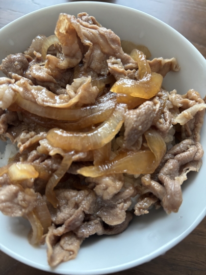 10分で完成＊みんな大好き我が家の豚丼