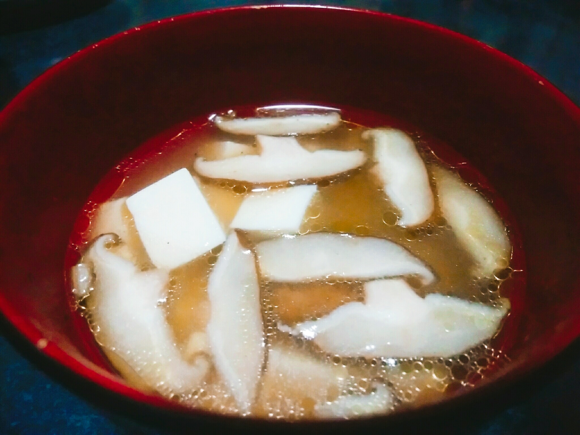 簡単！豆腐と椎茸のスープ