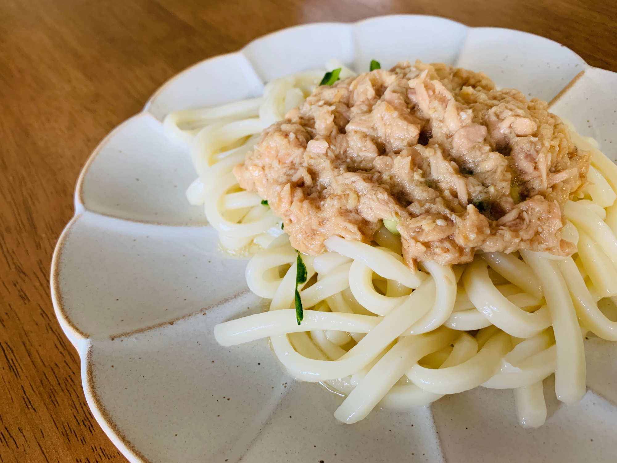 【ツナうどん】レンジでチンするだけの簡単うどん！