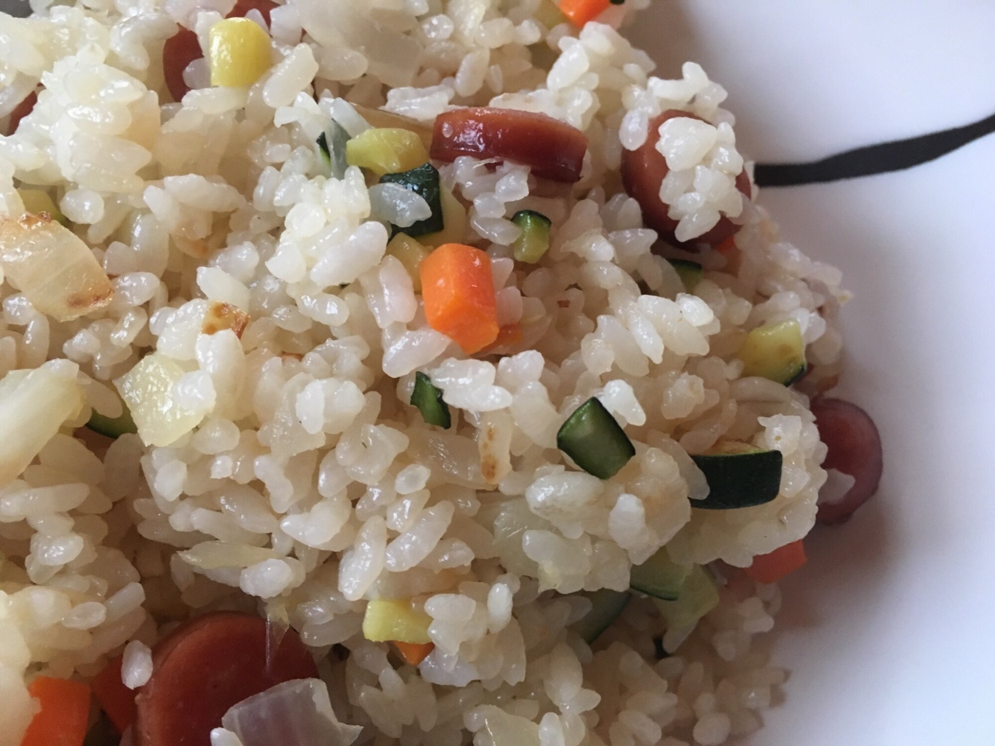 ウインナーズッキーニピラフ レシピ・作り方 by tommeg1202｜楽天レシピ