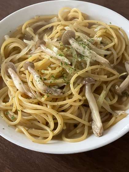 詰めて冷凍してチンするだけ☆ツナきのこスープパスタ