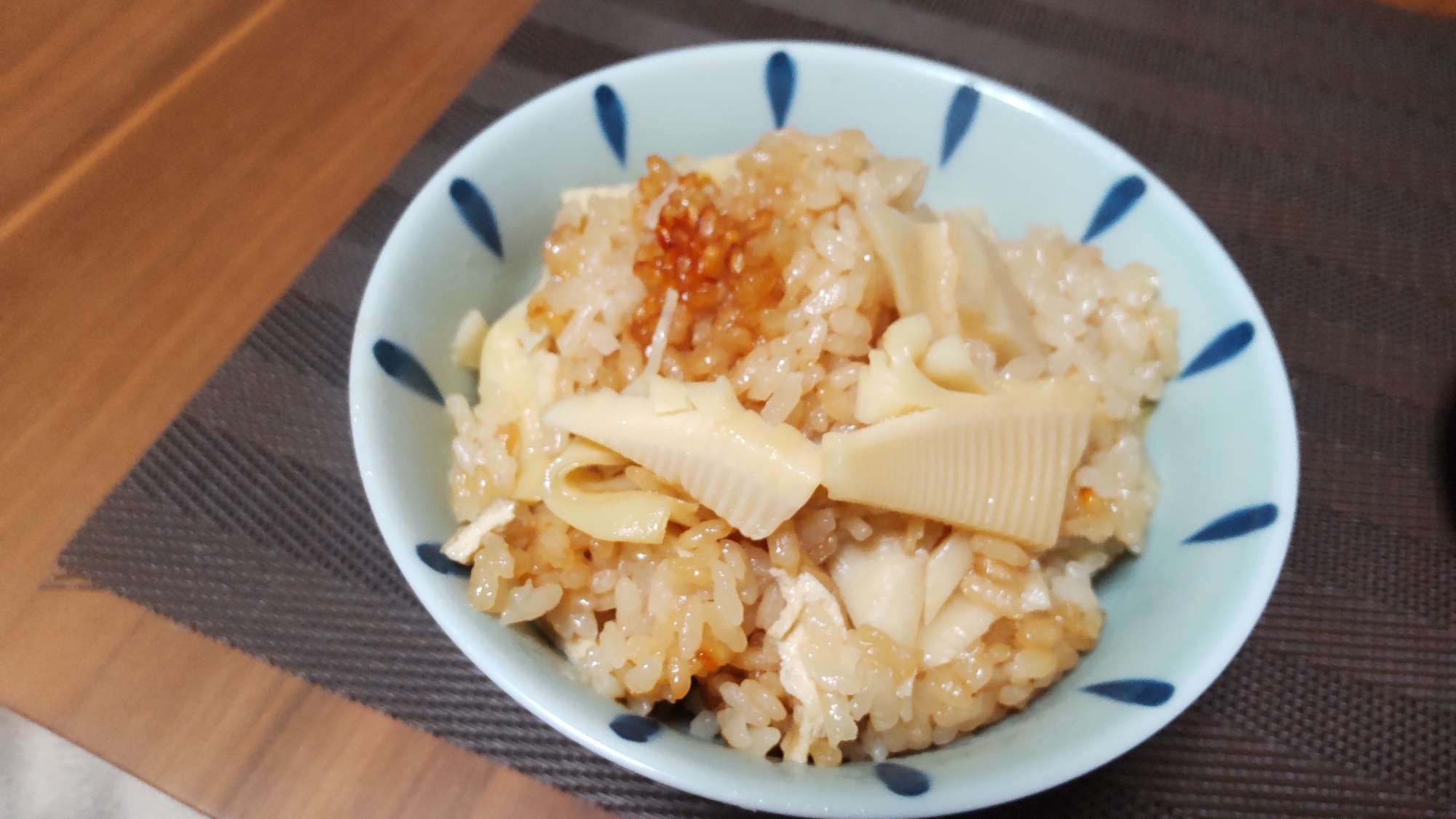 旬のたけのこご飯