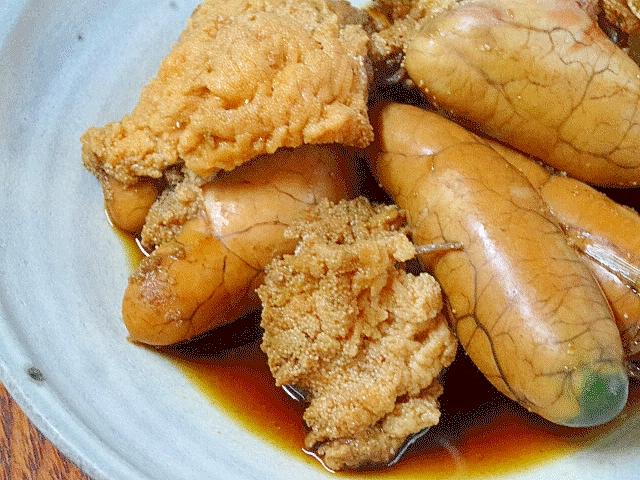 冷まして食べる☆　「タラの真子　含め煮」