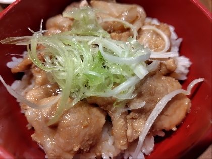 シンプルな豚丼