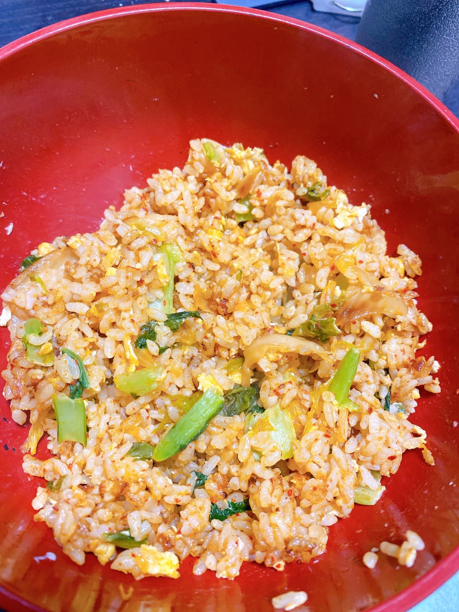 簡単!小松菜キムチチャーハン