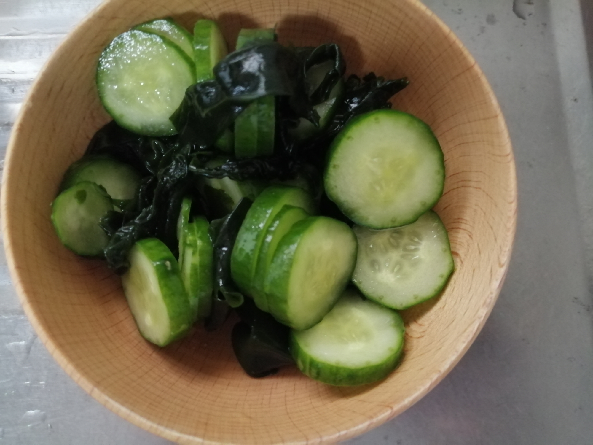 簡単☆さっぱり！きゅうりの酢の物