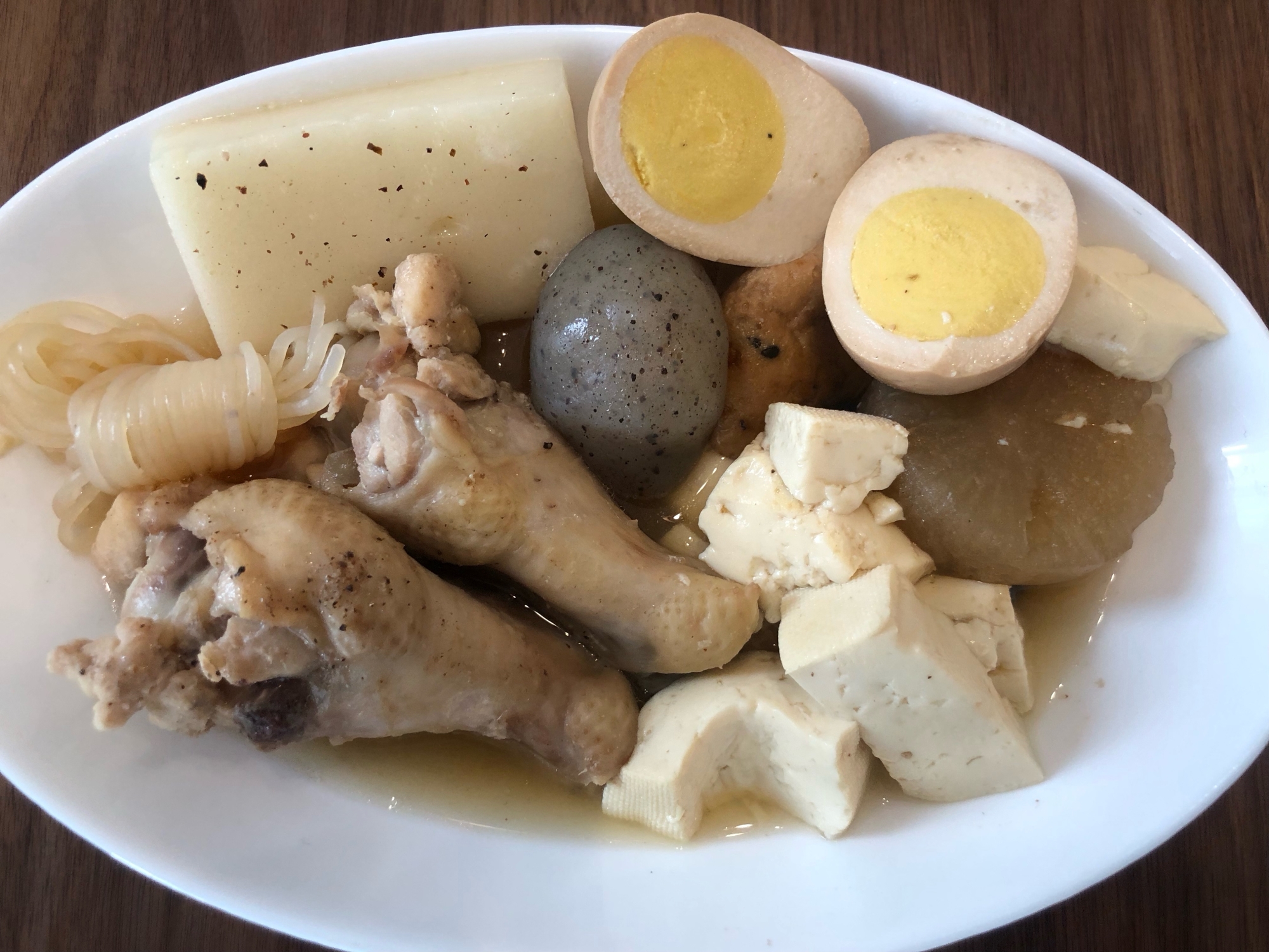 鶏の手羽元おでん風煮込み。No.959