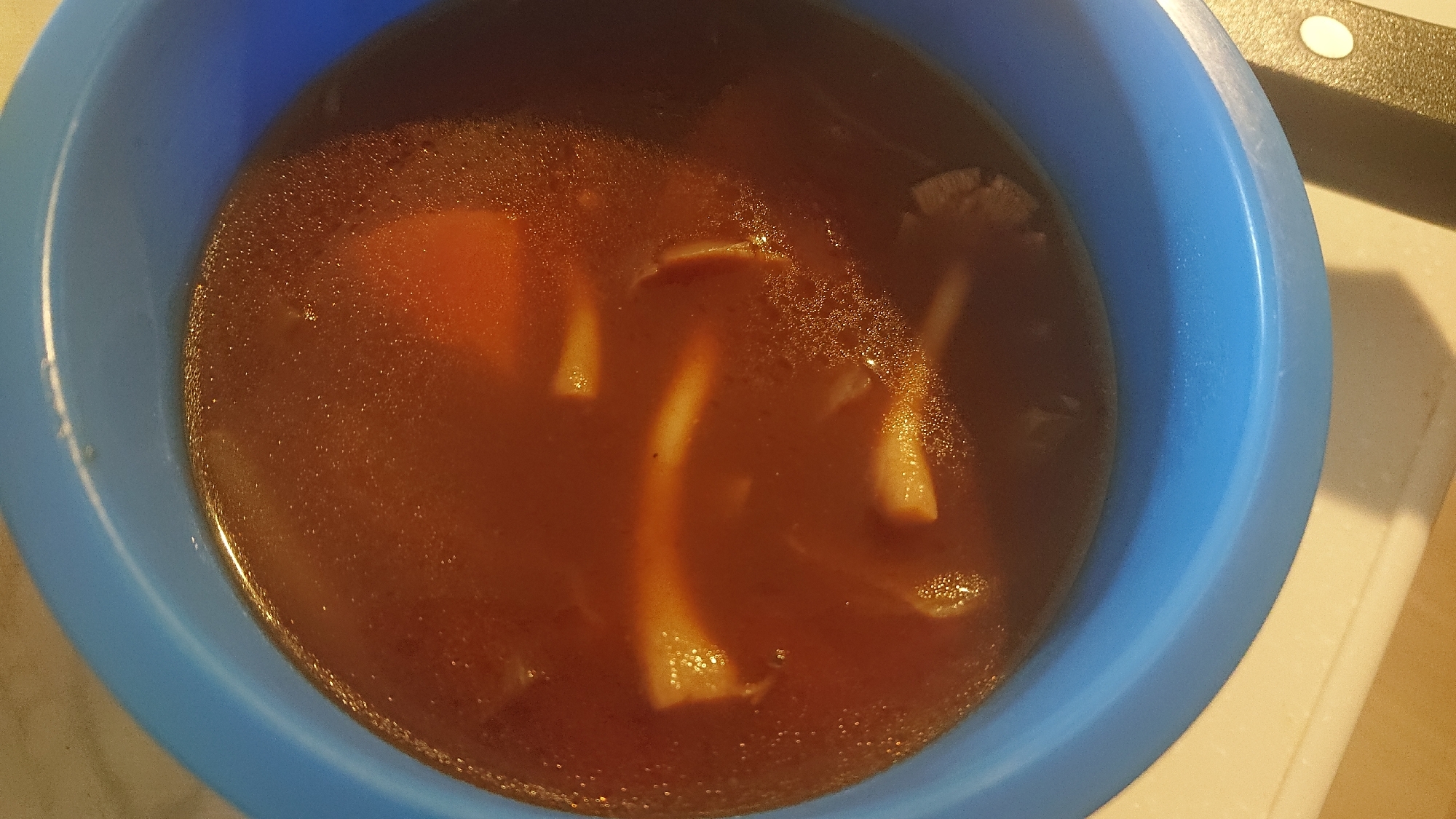 カレー風味トマトスープ