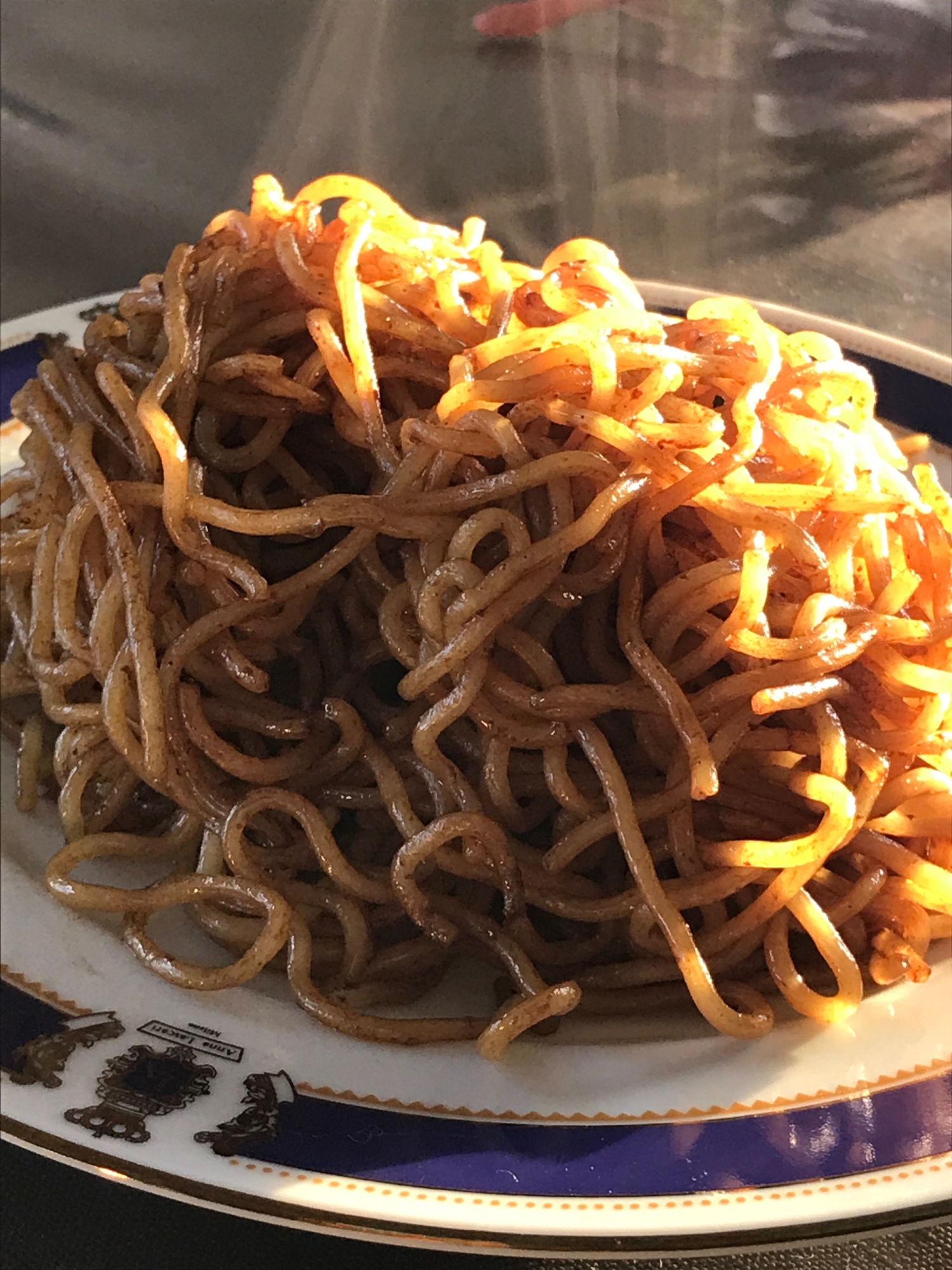 プラスりんごジュースでさらに美味しくなる焼きそば