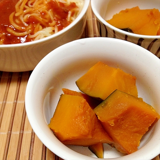 砂糖と醤油でどシンプルかぼちゃのニッコロ