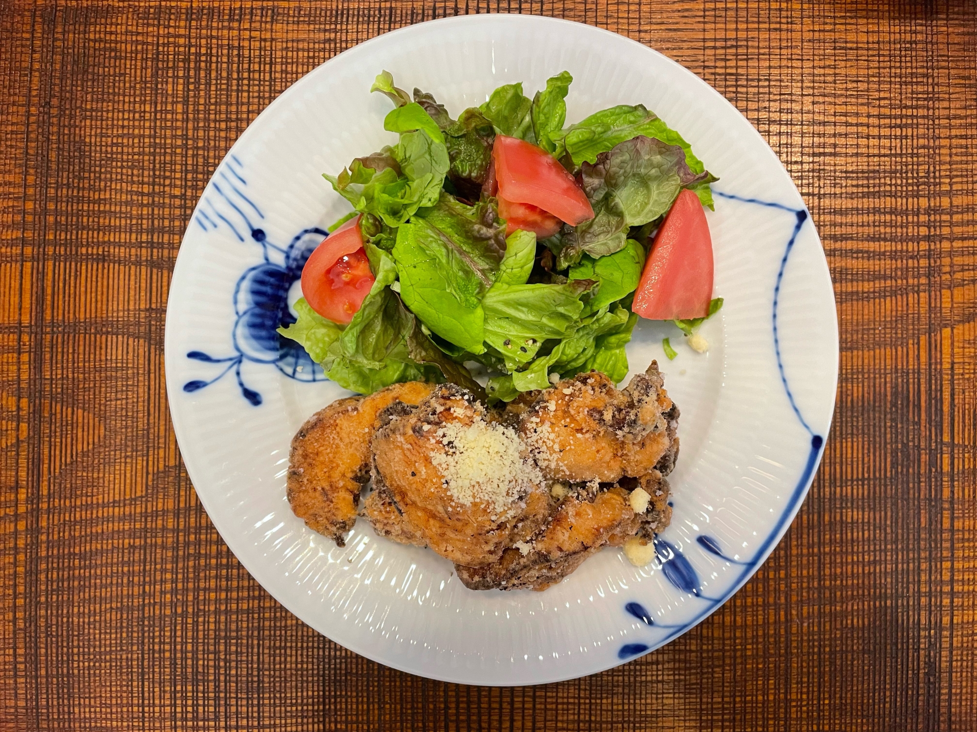 鶏むね肉で作る！ペッパーチーズ唐揚げ！