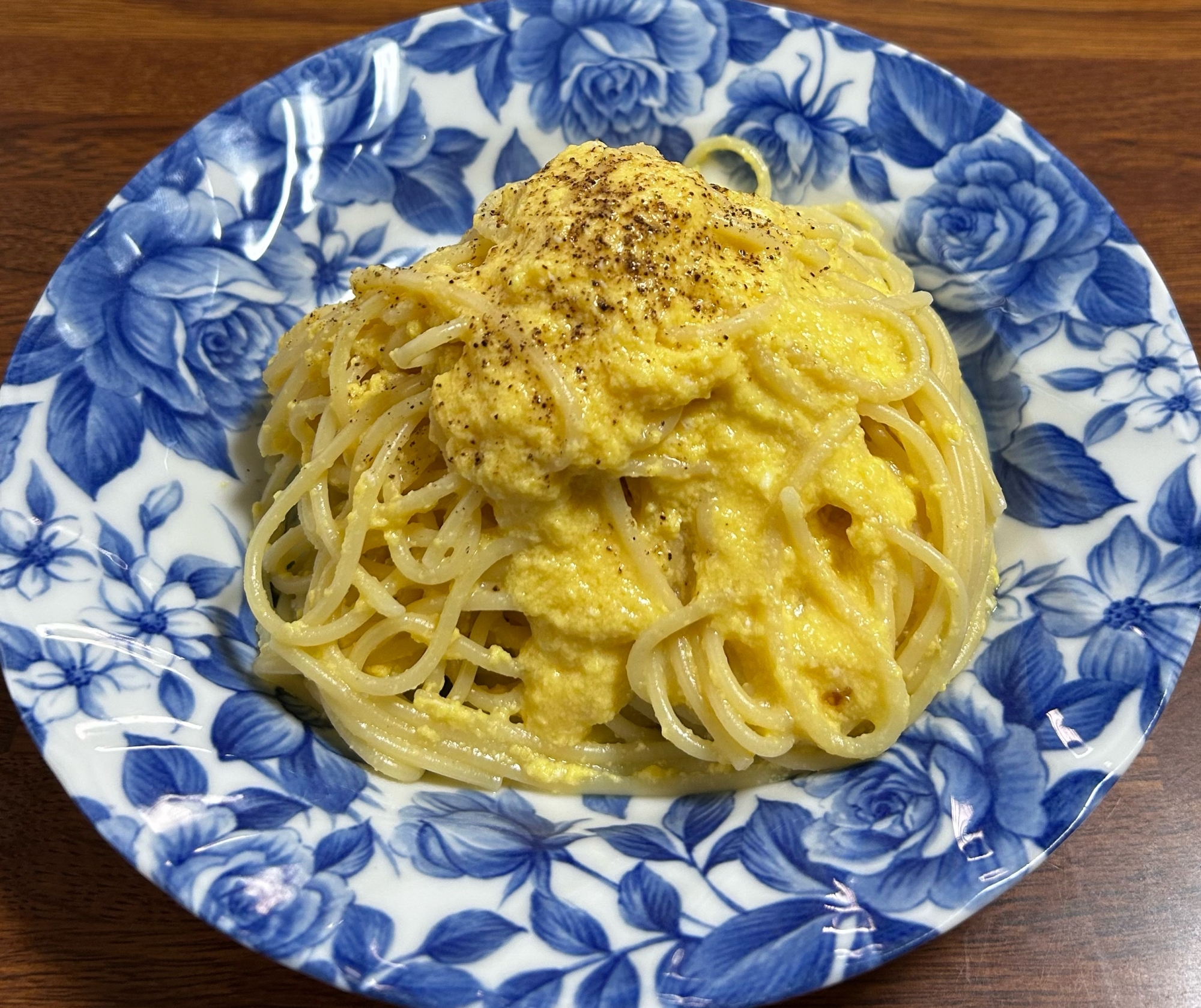 卵とチーズのとろ〜りパスタ♫