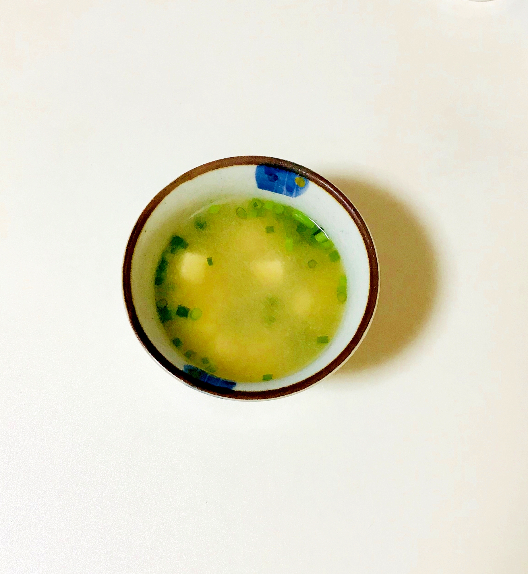 生姜風味の豆腐味噌汁