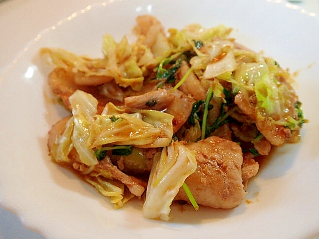 豚バラとキャベツと豆苗の焼きのたれ炒め レシピ 作り方 By ぷ みぃまま 楽天レシピ