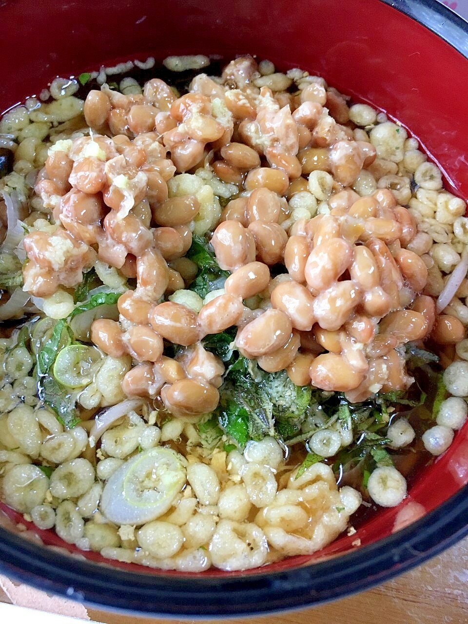 薬味たっぷり冷やしたぬき納豆蕎麦 レシピ 作り方 By Toku Jiro 0707 楽天レシピ 薬味たっぷり冷やしたぬき納豆蕎麦 レシピ 作り方 By Toku Jiro 0707 楽天レシピ