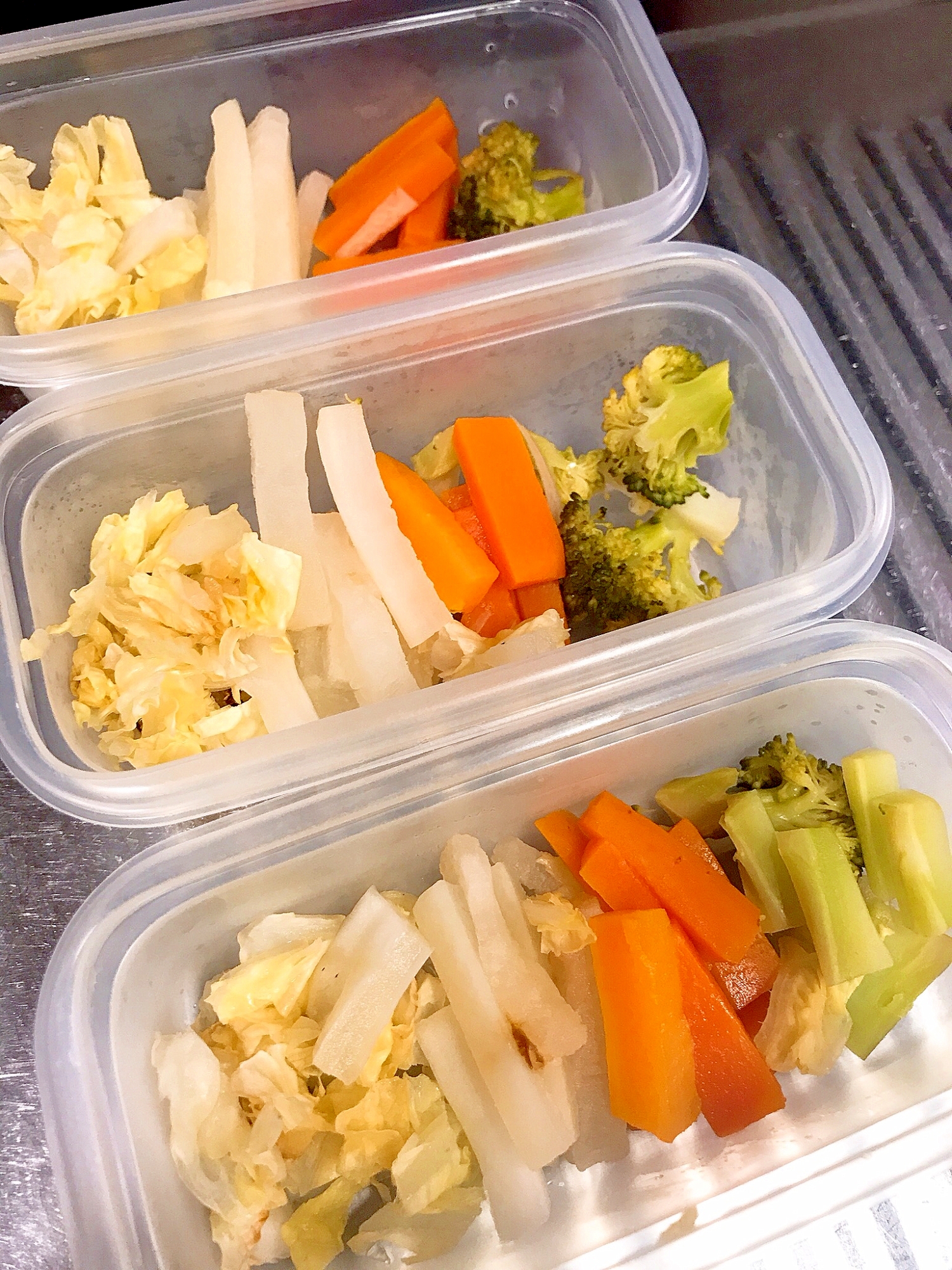 ★ホットクックレシピ★無水でゆでる!お野菜離乳食