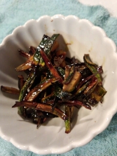 節約レシピ☆カボチャの皮で佃煮風