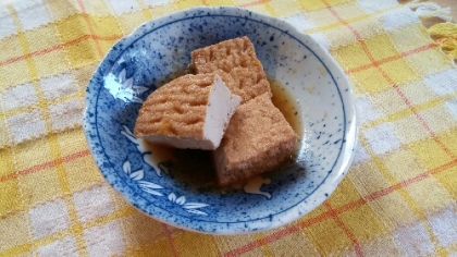 厚揚げの煮物　しっかり味