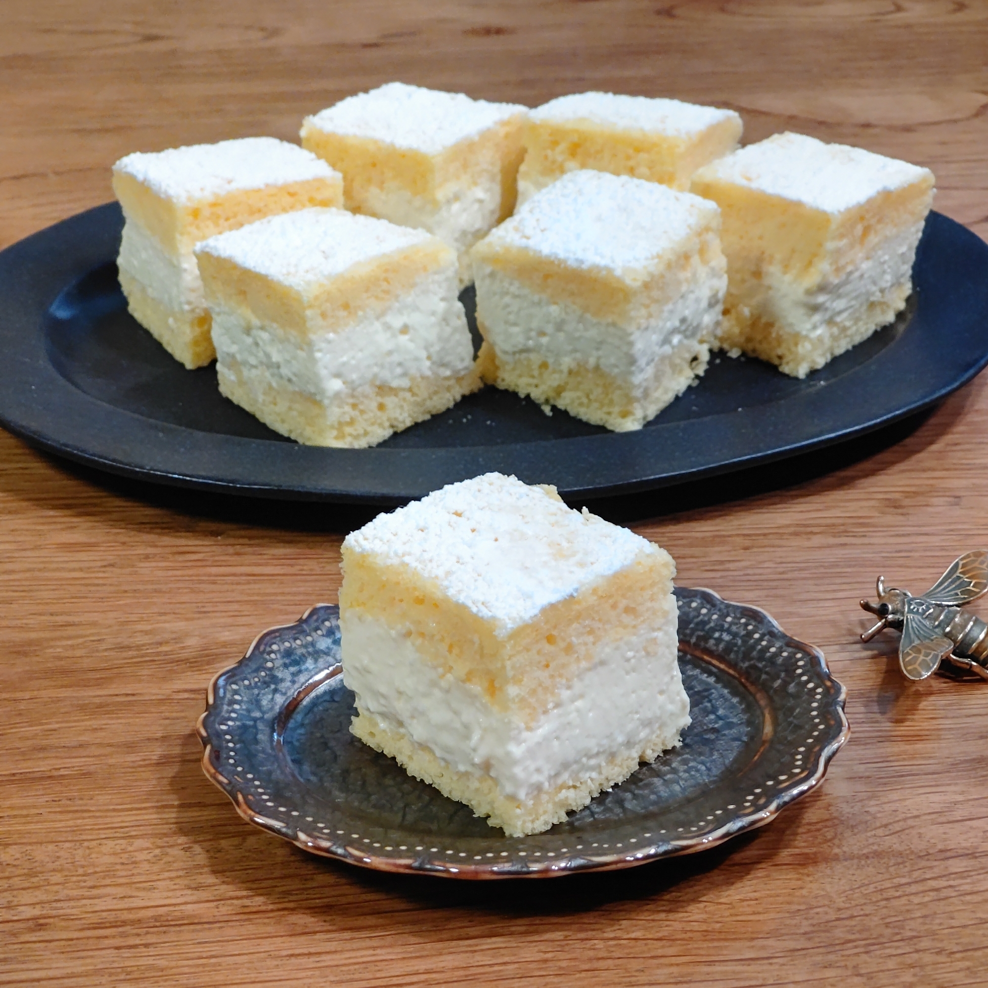 チーズケーキ　IN　レモンケーキ