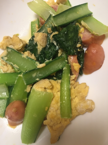 マヨネーズで卵がふんわり美味しかったです(^-^)
夫も箸が進んでました♬