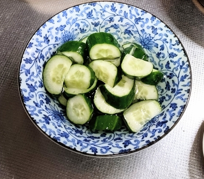 簡単タコときゅうりの酢の物