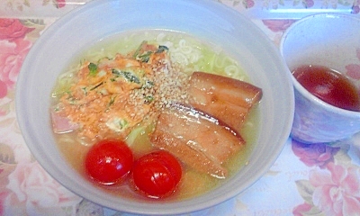 塩ラーメンにミニトマトって 美味しいよ レシピ 作り方 By Ponta634 楽天レシピ 塩ラーメンにミニトマトって 美味しいよ レシピ 作り方 By Ponta634 楽天レシピ