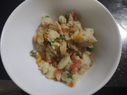 お弁当に（*・ω・）レンチンで作る簡単ポテトサラダ
